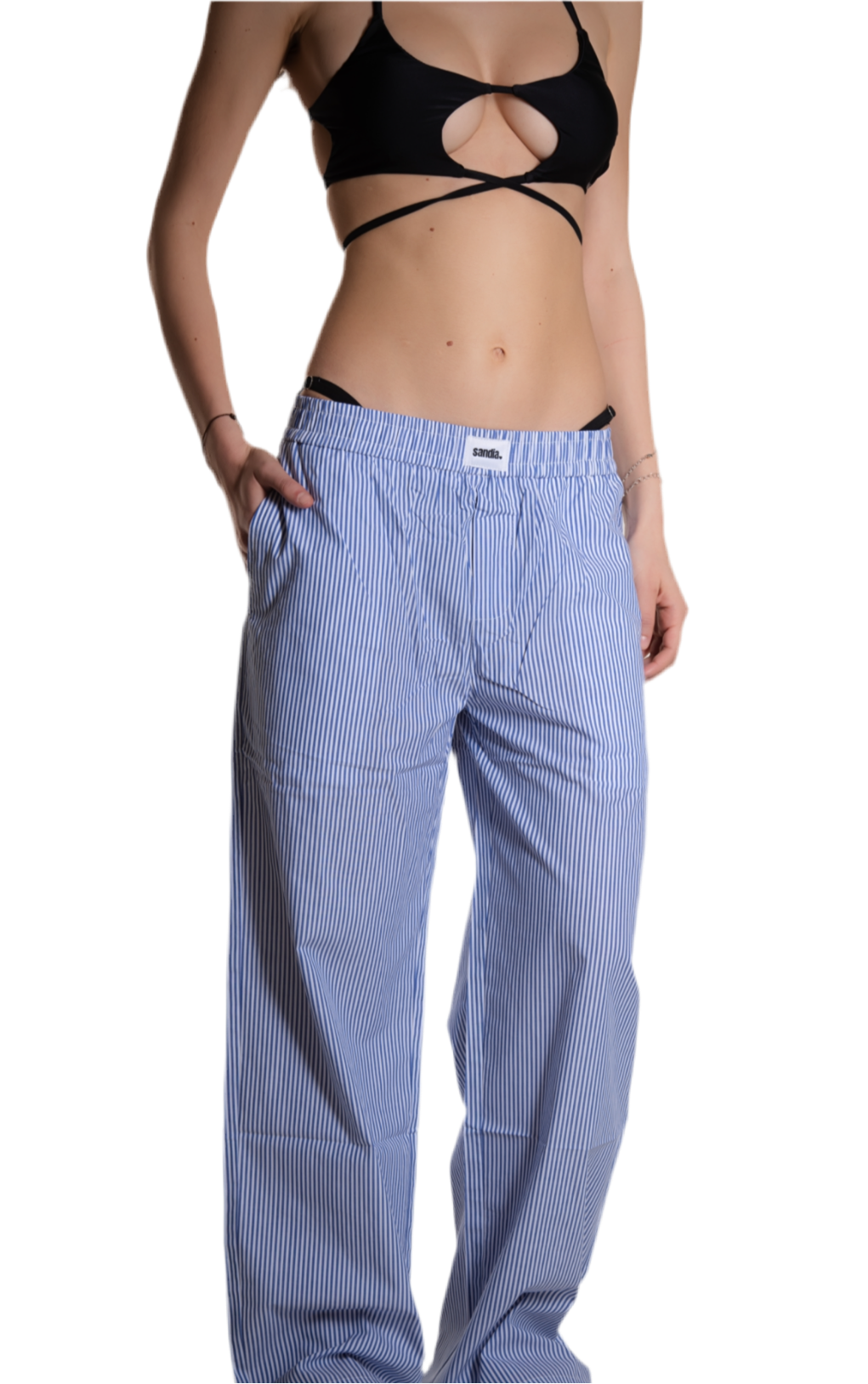 Boxer pants BLU