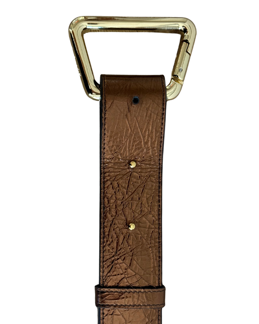 Leather strap - Bronze
