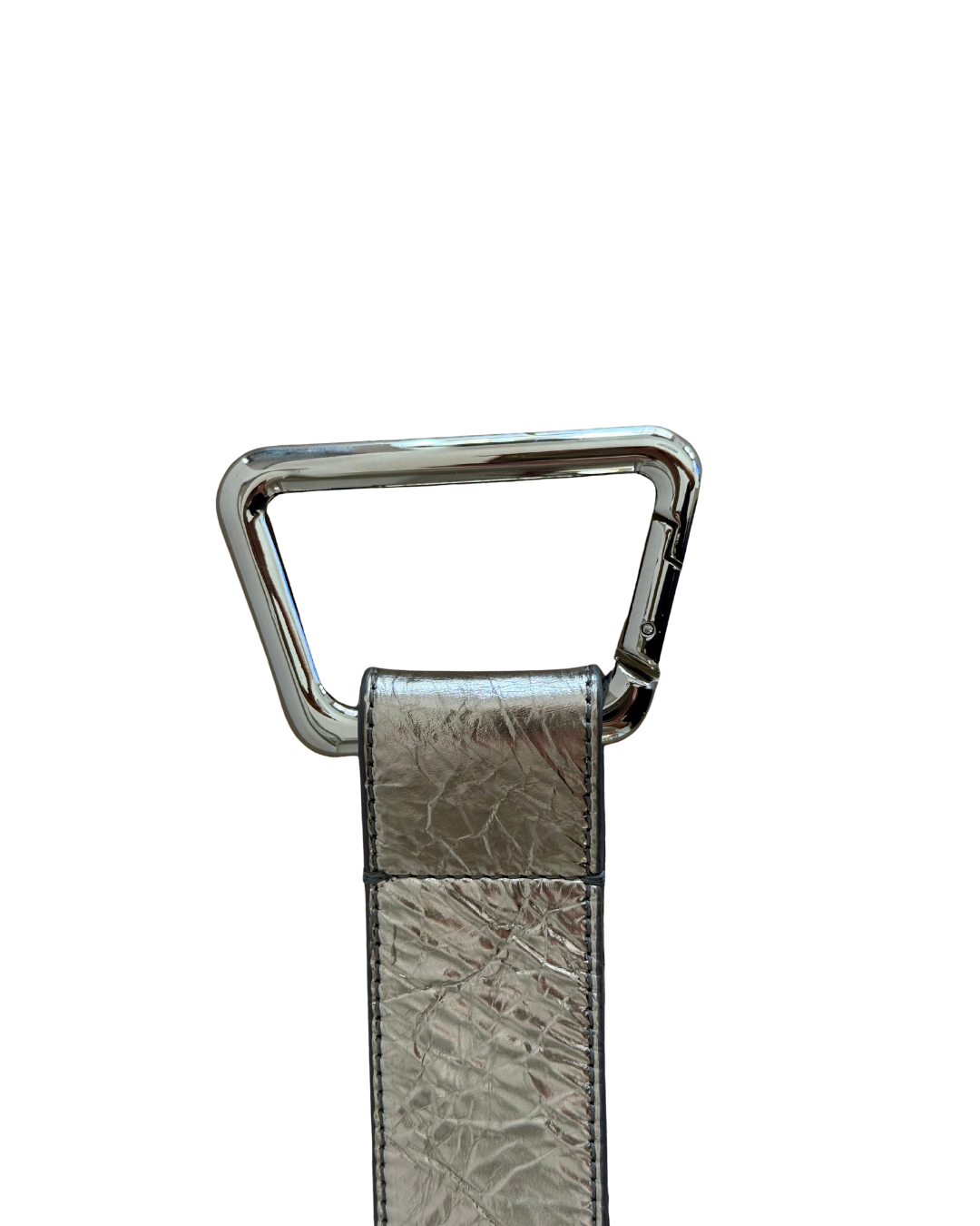Leather strap - Silver