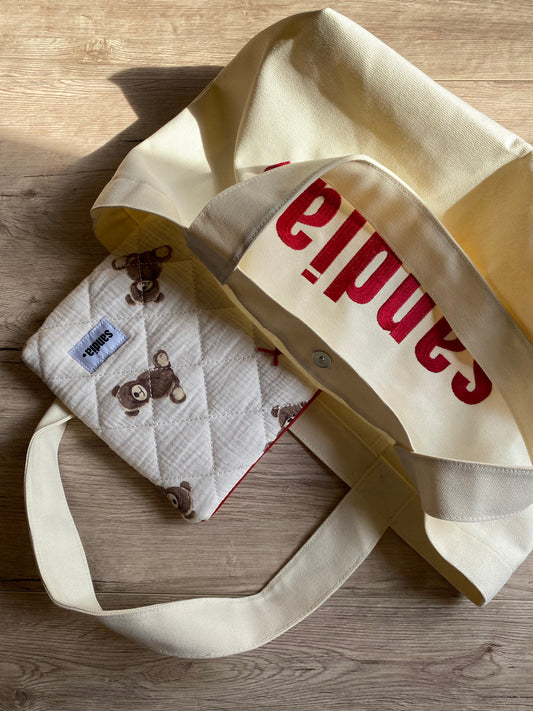 office essentials - Tote bag + PCcase + jellybean