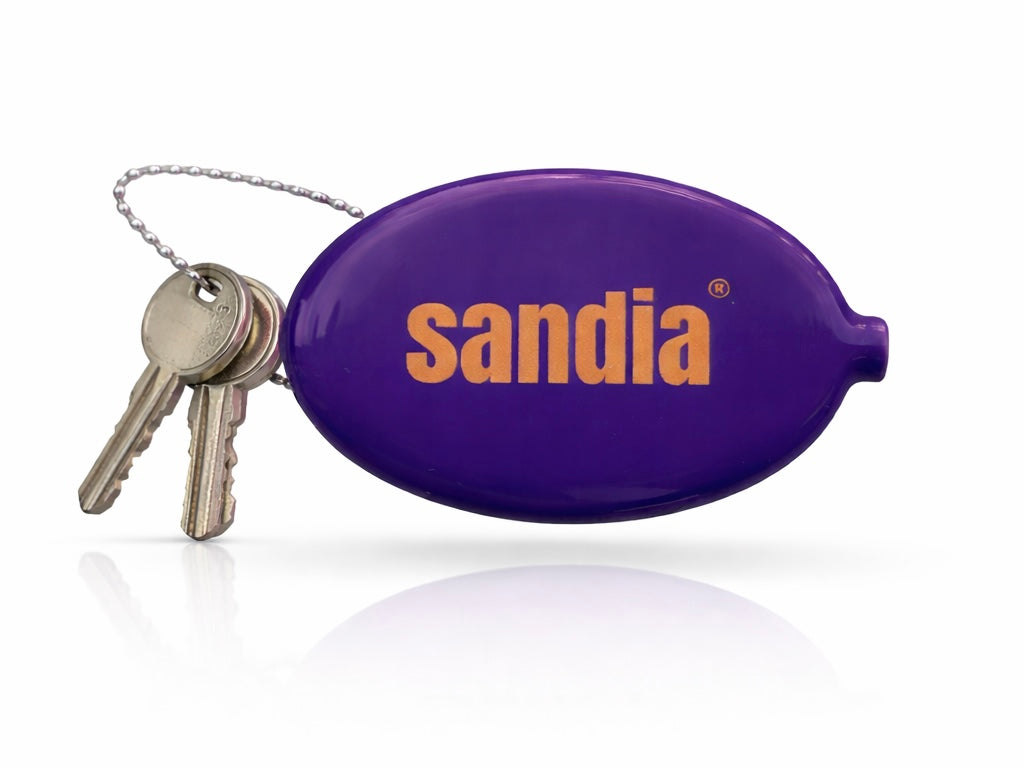 Edamame keychain - Coffee
